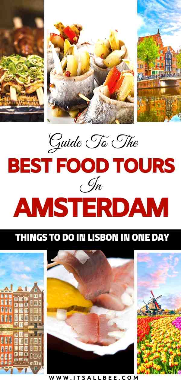 The Best Amsterdam Food Tours | City Exploring Through Dutch Food. Tips on the best food tours in Amsterdam offering delicious food from Netherlands and Dutch colonies. #food #tours #food #getinmybelly #trip #gastronomy Amsterdam food tours
