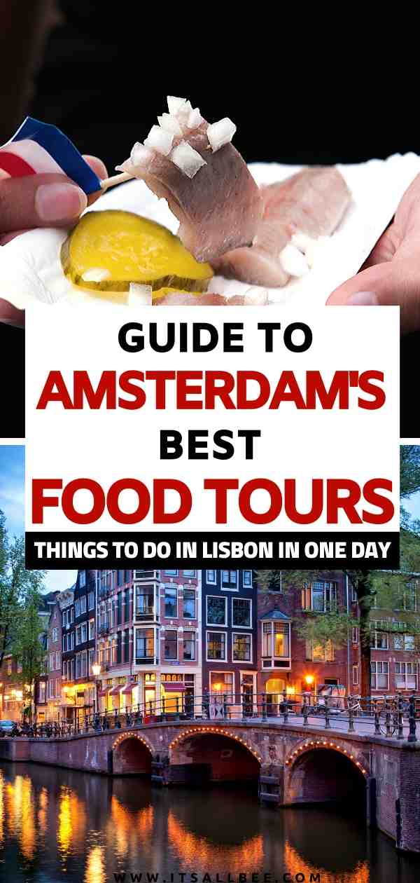 The Best Amsterdam Food Tours | City Exploring Through Dutch Food. Tips on the best food tours in Amsterdam offering delicious food from Netherlands and Dutch colonies. #food #tours #food #getinmybelly #trip #gastronomy AMSTERDAM FOOD TOURS