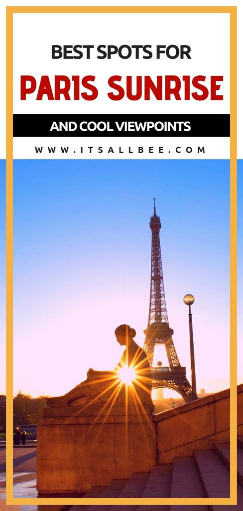 Sunrise In Paris - The Best Spots For Sunrise Photography In Paris #photography #sunrise #sunset #tips #earlyrise #trocadero #eiffeltower #cityoflight Sunrise In Paris - The Best Spots For Sunrise Photography In Paris #photography #sunrise #sunset #tips #earlyrise #trocadero #eiffeltower #cityoflight