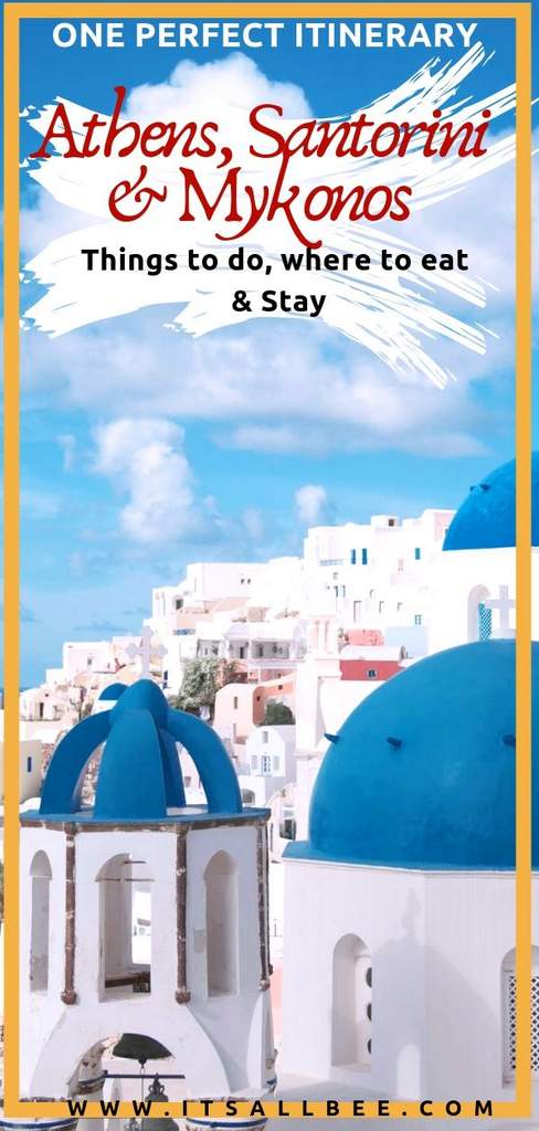 10 Day Greece Itinerary The Perfect Athens Mykonos And Santorini